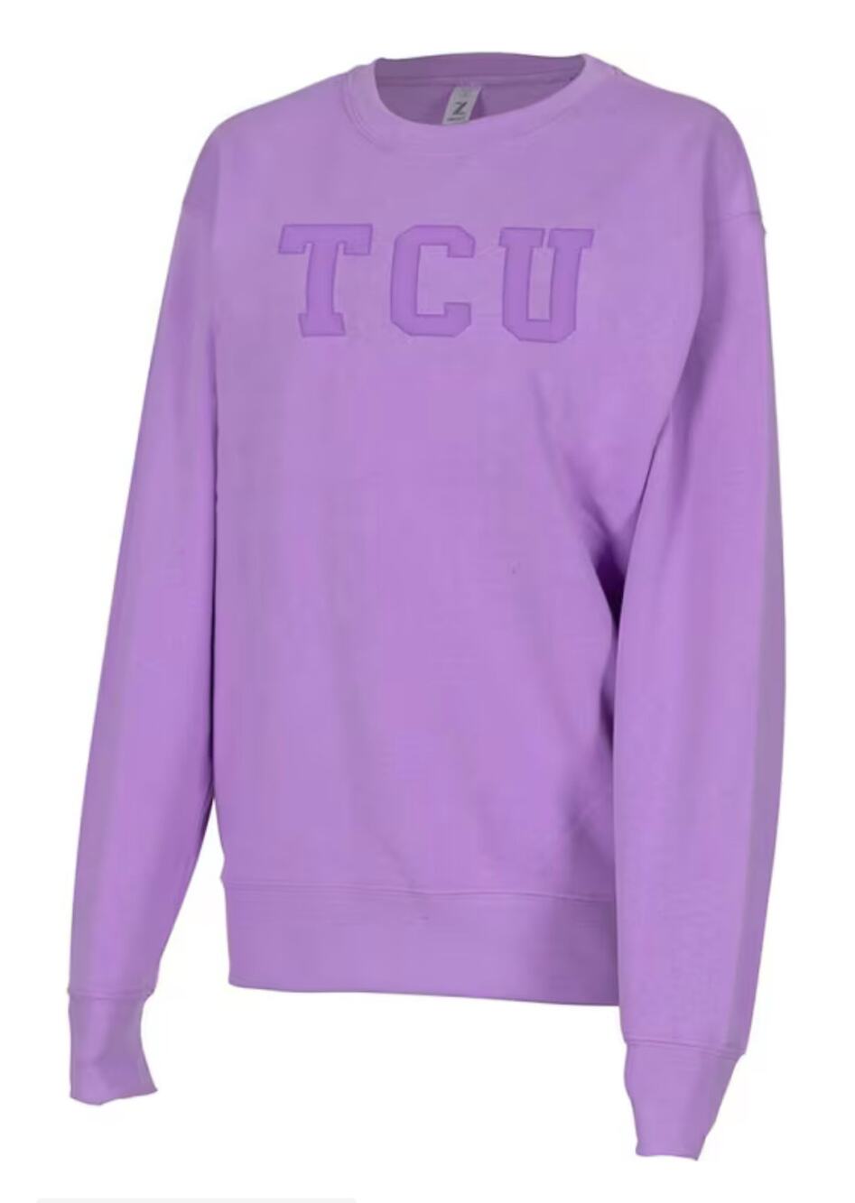 TCU Horned Frogs Women’s Lavender Sport Crew Sweatshirt - XXL